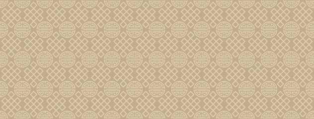Wall Mural - Asian background. Chinese and Japanese style. Vector seamless pattern