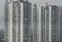 Patternof Crowded Residential Towers And  High Housing Density In Beijing