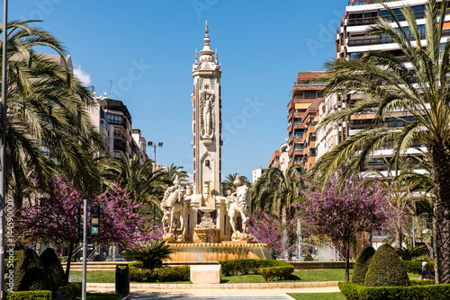 Fotografia  Brunnen Plaza de los Luceros Alicante
