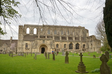 Medieval church in Mulmesbury, England