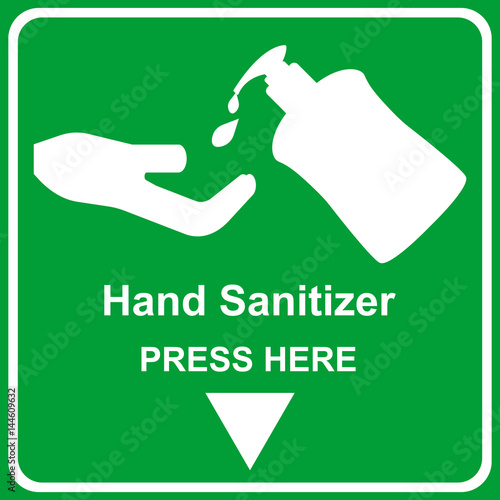 Hand Sanitizer Label Stock Vector Adobe Stock