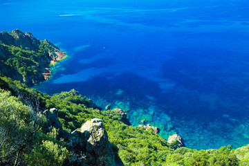 Wall Mural - Stunning Corsica coastline