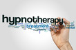 Hypnotherapy word cloud
