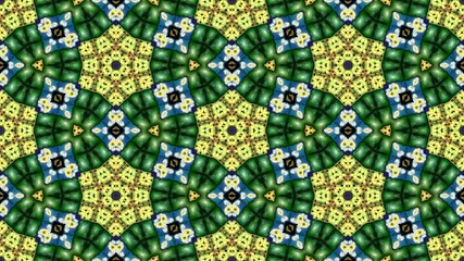 Wall Mural - kaleidoscopic vj seamless loop