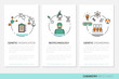 © Pavlo Syvak - Chemistry Business Brochure Template with Linear Thin Line Vector Icons