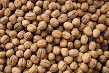 Walnuts Top View Background