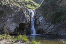 Paradise Falls At Wildwood Regional Park In Suburban Thousand Oaks, California.