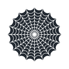 Spider web - Cobweb vector  on white background - illustration
