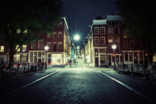 Amsterdam At Night, Netherlands