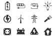 © Людмила Рыбак - electricity icon set