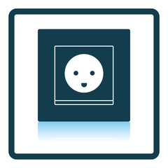 Poster - Austria electrical socket icon