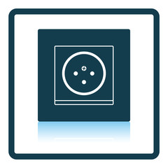 Poster - South Africa electrical socket icon