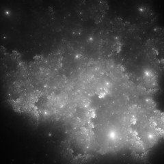 abstract fractal illustration looks like galaxies