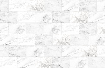 The luxury of white marble tiles texture and background, Can be used for creating abstract marble surface effect to your design art work.