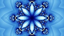 Blue Kaleidoscope Sequence Patterns.