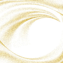 Abstract Gold Dust Glitter Star Wave Background, Vector Design Template EPS10