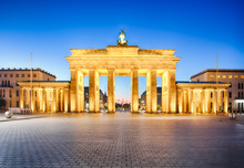 Brandenburg Gate Of Berlin, German