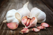 © trotzolga - Fresh garlic on a wooden background