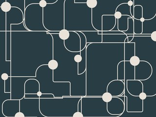 molecule and communication background. modern vector brochure or web banner design template. connect