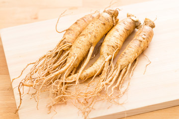 Wall Mural - Fresh ginseng