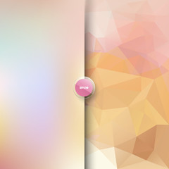 Wall Mural - Vector square polygonal and blurred background