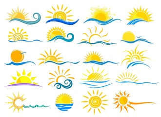 logo sun and sea.