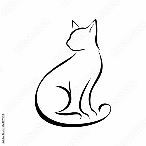 Simple Cat Stock Illustration Adobe Stock Simple Cat Stock Illustration Adobe Stock