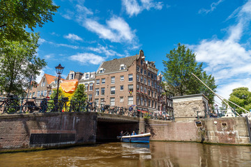 Sticker - Amsterdam Bridges on Canals