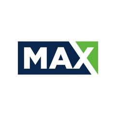 Wall Mural - max logo vector.