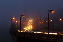 Golden Gate Bridge In Fog