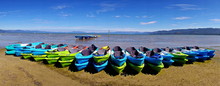 Kayaks On The South Shore Of Lake Tahoe.