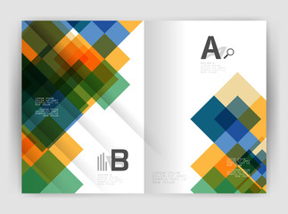 square design corporate business flyer