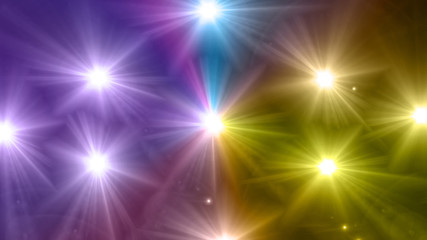 Wall Mural - star glow color