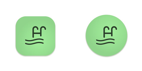 Poster - Vector Green Web Buttons