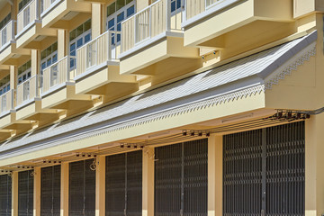 Facade detail of Residential building.