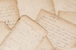 © clsdesign - Vintage letters and journals background
