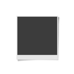 Wall Mural - realistic vector retro blank photo frame