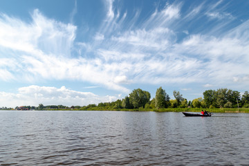 Wall Mural - Lake View in Giethoorn