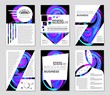 © happyvector071 - Abstract vector layout background set. For art template design, list, front page, mockup brochure theme style, banner, idea, cover, booklet, print, flyer, book, blank, card, ad, sign, sheet,, a4.