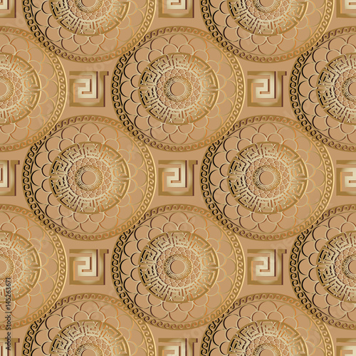 Geometric Modern Seamless Pattern Abstract Light Beige Background