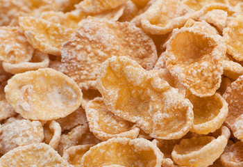 Wall Mural - Corn flakes in sugar glazed