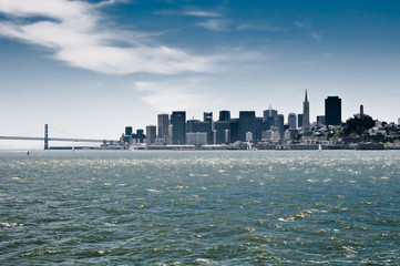 Wall Mural - San Francisco downtown cityscape