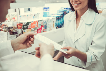 Wall Mural - At the pharmacy