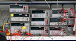 © nd700 - electronics test bench setup with test equipment