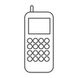 © Jemastock - cellphone technology communication outline vector illustration eps 10