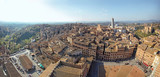 Fototapeta Miasto - Panorama of the city of Siena