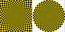 Background Taxi Yellow Black Square Circular Design