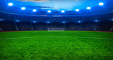 Fototapeta Sport -  soccer stadium with the bright lights