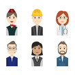simple people avatar business and carrier character