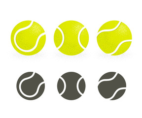 Wall Mural - Tennis balls set
